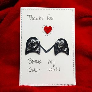 Handmade Cute, Funny Mini Valentine Cards. 4x6 w envelope. NWT, pick one